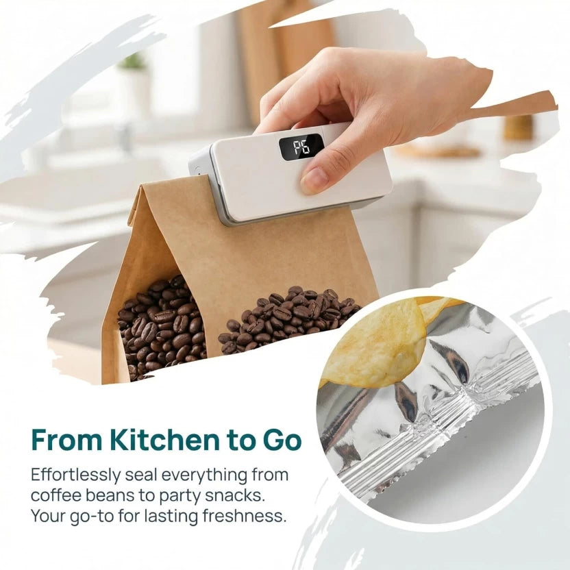 Magnetic Bag Heat Sealer Recharchable
